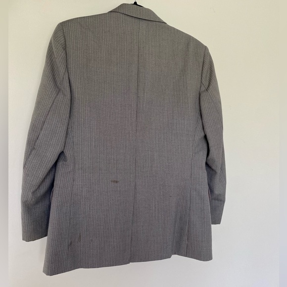 Vintage Grey Pinstripe Blazer - Picture 8 of 9